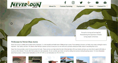 Desktop Screenshot of neverdun.com