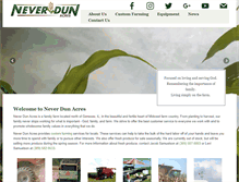 Tablet Screenshot of neverdun.com